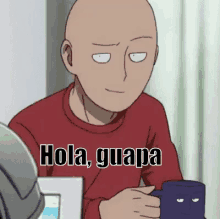 Saitama Te Saluda, Guapa GIF - Hola Guapa One Man Punch Anime GIFs
