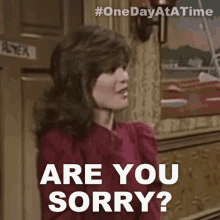 Are You Sorry Barbara Cooper GIF - Are You Sorry Barbara Cooper One Day At A Time GIFs