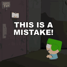 This Is A Mistake Kyle Broflovski GIF - This Is A Mistake Kyle Broflovski South Park GIFs