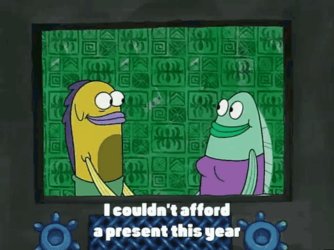 Spongebob I Couldnt Afford A Present This Year GIF Spongebob I Spongebob I Couldnt Afford A Present This Year GIF Spongebob I
