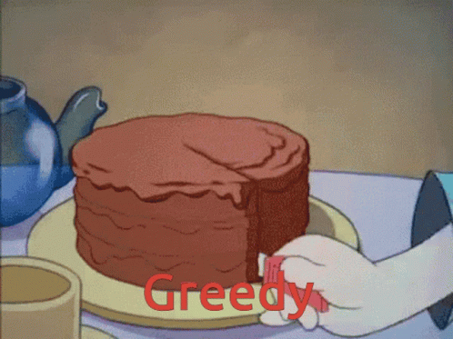 Greedy Cake GIF - Greedy Cake Slice Of Cake GIFs