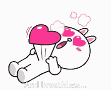 Brown And Cony Breathless GIF - Brown And Cony Cony Breathless GIFs