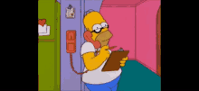 Homer Phone GIF - Homer Phone Cmon GIFs
