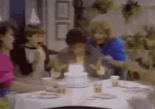 Growing Pains Cake GIF - Growing Pains Alan Thicke Cake GIFs