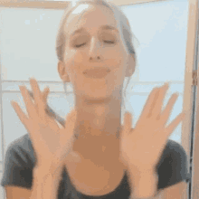 Maggie Robertson Raise The Roof GIF - Maggie Robertson Maggie Raise The Roof GIFs