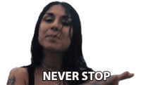 Never Stop Yasmine Yousaf Sticker - Never Stop Yasmine Yousaf Krewella Stickers