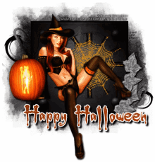 Mjh Happy Halloween GIF - Mjh Happy Halloween Jack O Lantern GIFs