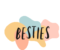 Besties Colors Sticker - Besties Colors Blob Stickers