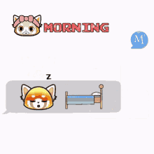 sleepy good morning aggretsuko retsuko momentsq sleepy good morning aggretsuko retsuko momentsq