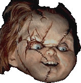 Chucky Eye Roll Sticker - Chucky Eye Roll Watching You Stickers