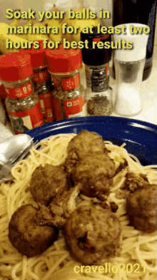 Soak Your Balls In Marinara For Best Results GIF - Soak Your Balls In Marinara For Best Results Spicy Meatball GIFs