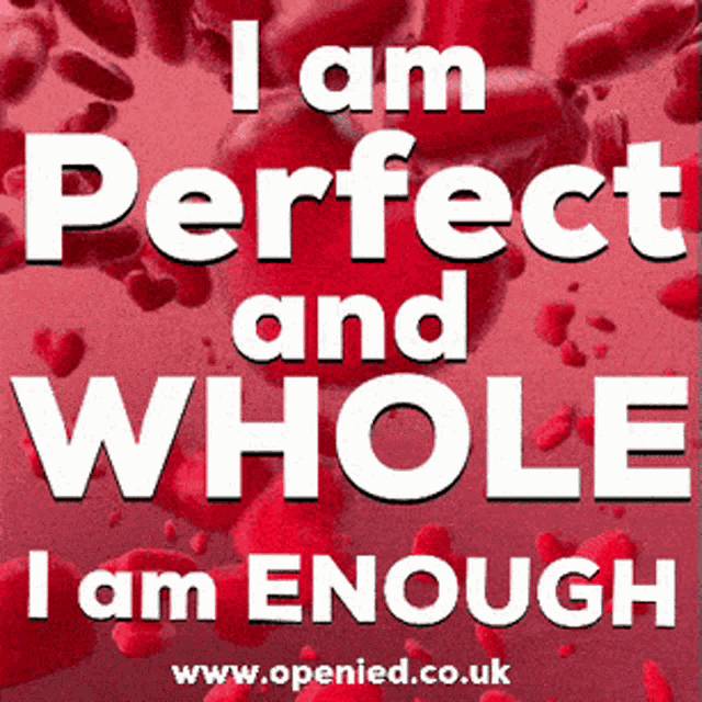 I am enough. L am enough
