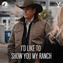 Id Like To Show You My Ranch John Dutton GIF - Id Like To Show You My Ranch John Dutton Kevin Costner GIFs