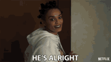 Hes Alright Pearl Thusi GIF - Hes Alright Pearl Thusi Queen Sono GIFs