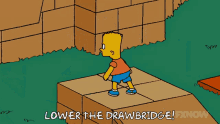 Drawbridge Simpsons GIF - Drawbridge Simpsons Fort GIFs