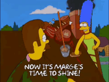 Marge Time To Shine GIF - Marge Time To Shine The Simpsons GIFs