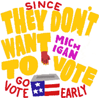 They Dont Want Us To Vote Go Vote Sticker - They Dont Want Us To Vote Vote Go Vote Stickers
