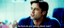 Money Ball Brad Pitt GIF - Money Ball Brad Pitt What Are You Talking About GIFs