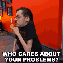 Who Cares About Your Problems Ricky Berwick GIF - Who Cares About Your Problems Ricky Berwick None Of My Business GIFs