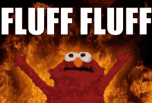 Fluff Fluff Elmo Fire GIF - Fluff Fluff Elmo Fire GIFs
