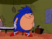 Sonic Sonic The Hedgehog GIF - Sonic Sonic The Hedgehog Fat Sonic GIFs