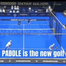 Paddle Tennis Paddle Is The New Golf GIF - Paddle Tennis Paddle Is The New Golf GIFs