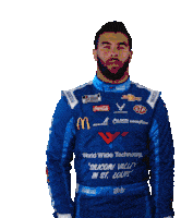 Pointing Down Bubba Wallace Sticker - Pointing Down Bubba Wallace Nascar Stickers