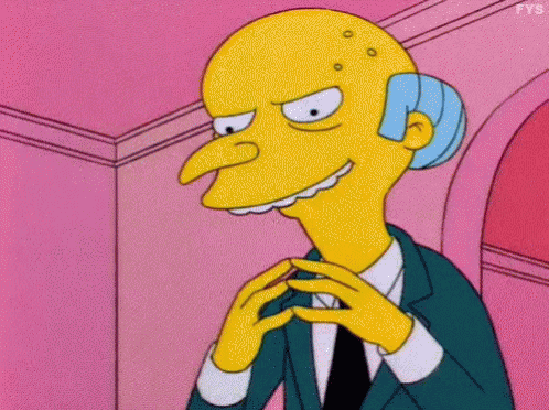 Intrigued GIF - Mr Burns The Simpsons Interesting - Discover & Share GIFs