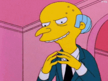 Intrigued GIF - Mr Burns The Simpsons Interesting GIFs