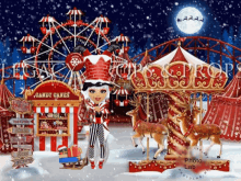 Circus Christmas Carousel GIF - Circus Christmas Circus Carousel GIFs