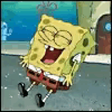spongebob laughing laugh giggle