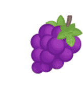 Grapes Purple Sticker - Grapes Purple Falling Grapes Stickers