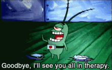 Plankton Goodbye GIF - Plankton Goodbye See You GIFs