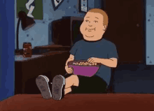 Bobby Hill Eat GIF - Bobby Hill Eat Relaxation GIFs