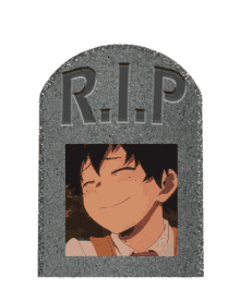 rip grave rest in peace anime