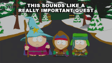 This Sounds Like A Really Important Quest Cartman GIF - This Sounds Like A Really Important Quest Cartman South Park GIFs