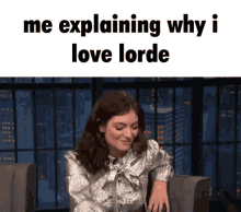 Me Explaining Why I Love Lorde Captainluck Lorde GIF - Me Explaining Why I Love Lorde Captainluck Lorde Captainluck Music GIFs
