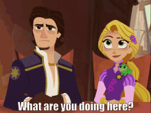 Tangled The Series Disney GIF - Tangled The Series Disney What Are You Doing Here GIFs