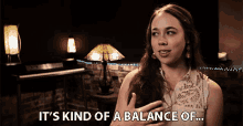 Its Kind Of A Balance Of Equal Of These Things GIF - Its Kind Of A Balance Of Balance Equal Of These Things GIFs