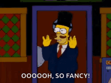Fancy Homer GIF - Fancy Homer Simpsons GIFs