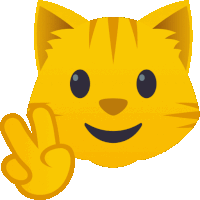 Peace Out Cat Sticker - Peace Out Cat Joypixels Stickers
