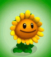 Sunflower Plants Vs Zombies GIF - Sunflower Plants Vs Zombies Gaming GIFs