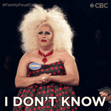 I Dont Know Family Feud Canada GIF - I Dont Know Family Feud Canada Idk GIFs