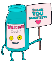 Thank You Scientists Covid Vaccine Sticker - Thank You Scientists Thank You Scientist Stickers