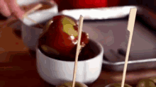 Candy Apples GIF - Candyapples Dessert Caramel GIFs