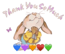 Thank You So Much Bunny GIF - Thank You So Much Bunny Thanks GIFs