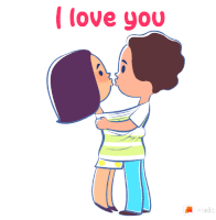 I Love You Kiss Sticker - I Love You Love Kiss Stickers