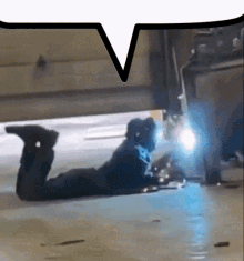 Welding Laying Down GIF - Welding Laying Down Twinkle Toes GIFs