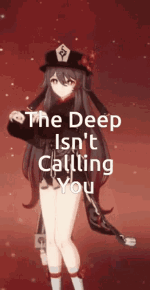 Deepwoken The Deep Isnt Calling You GIF - Deepwoken The Deep Isnt Calling You Hutao The Deep Calls GIFs