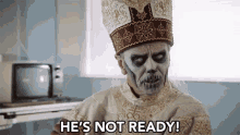 hes not ready not prepared mad tobias forge papa emeritus